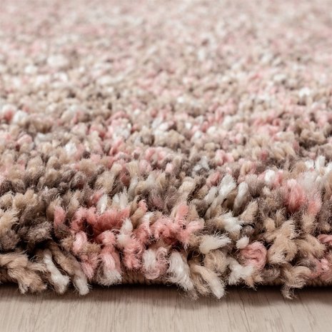 achterstalligheid te rechtvaardigen Raar Hoogpolig roze gemeleerd vloerkleed Shaggy Queen 4500 - Vloerkleed en  Karpet goedkoop kopen bij karpettenwebwinkel.nl