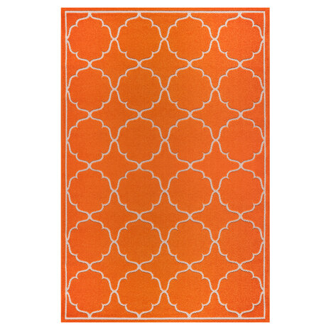 Modern vloerkleed Puorto oranje 9006