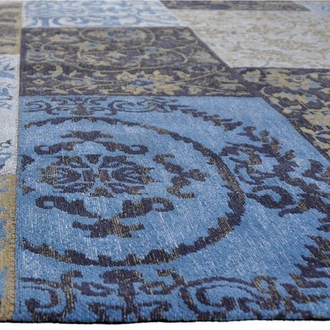 Patchwork karpet Patch Vintage Blauw
