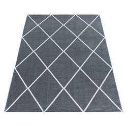 Modern vloerkleed Riant zilver 4601