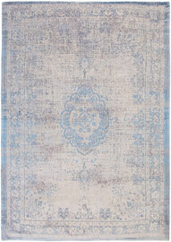Medallion katoen vloerkleed Elite l.blauw 9065