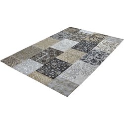 Patchwork vloerkleed Patch Vintage Antraciet