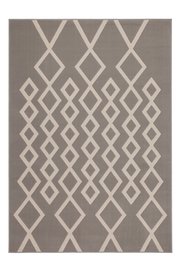 Taupe - Ivoor modern vloerkleed Ariadne 