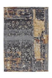 Jacquard vloerkleed Garda Multi Blauw